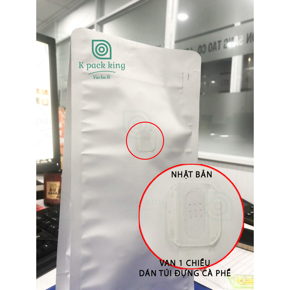 van 1 chiều dán túi cà phê nhật bản